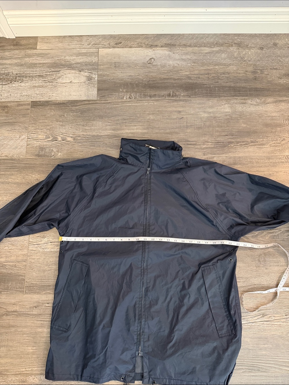PIONEER Men's Navy Blue Full-Zip Windbreaker - Picture 2 of 3
